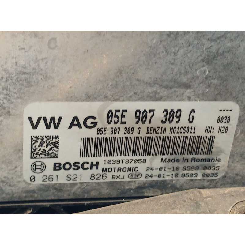 Recambio de centralita motor uce para seat leon (kl1, klg) 1.5 etsi referencia OEM IAM 05E907309G 0261S21826 BOSCH