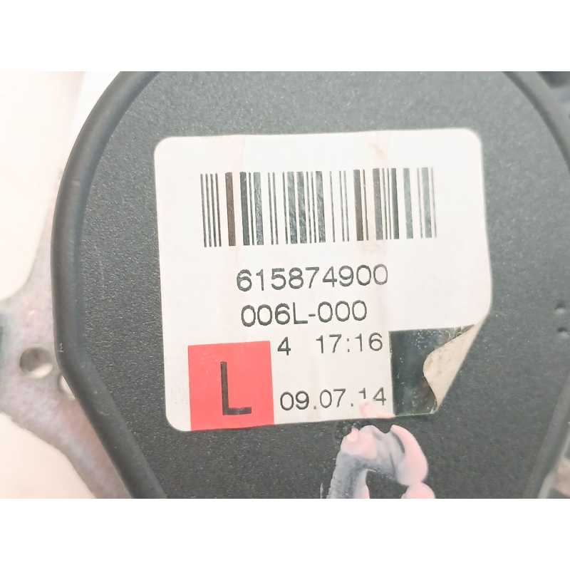 Recambio de cinturon seguridad delantero izquierdo para ford c-max trend referencia OEM IAM 615874900 - Blanco 2