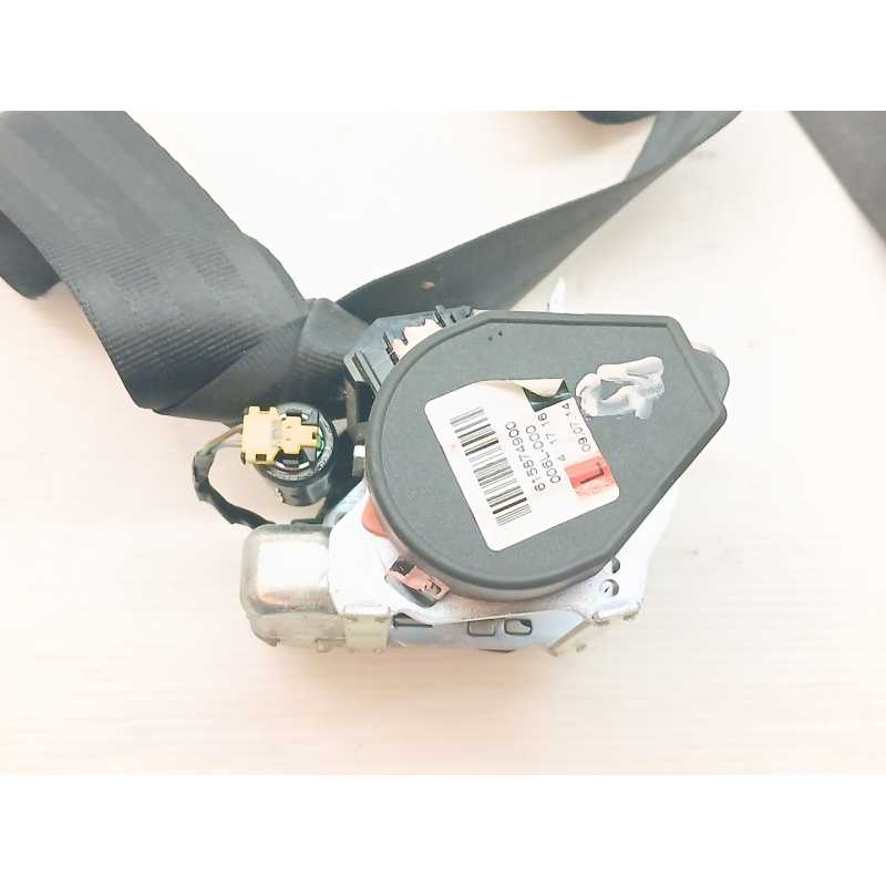 Recambio de cinturon seguridad delantero izquierdo para ford c-max trend referencia OEM IAM 615874900 - Blanco 4