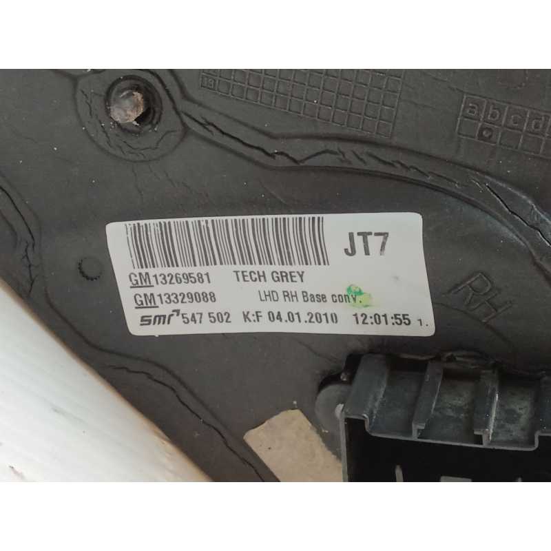 Recambio de retrovisor derecho para opel insignia a (g09) 2.0 cdti (68) referencia OEM IAM 13269581 13329088 2