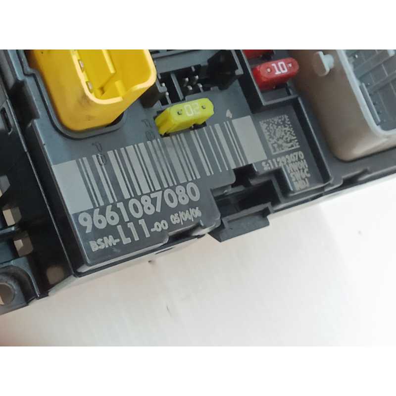 Recambio de caja reles / fusibles para peugeot 307 (3a/c) 1.6 hdi 110 referencia OEM IAM 9661087080 2