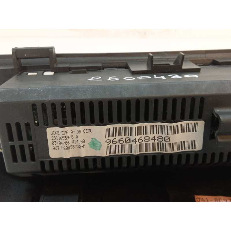 Recambio de pantalla multifuncion para peugeot 307 (3a/c) 1.6 hdi 110 referencia OEM IAM 9660468480 2