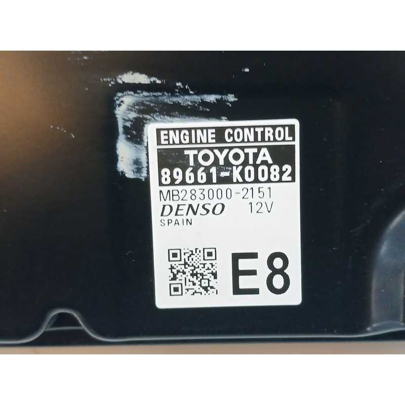 Recambio de centralita motor uce para toyota yaris (_p21_, _pa1_, _ph1_) 1.5 hybrid (mxph11) referencia OEM IAM 89661K0082 MB283 - Blanco 2