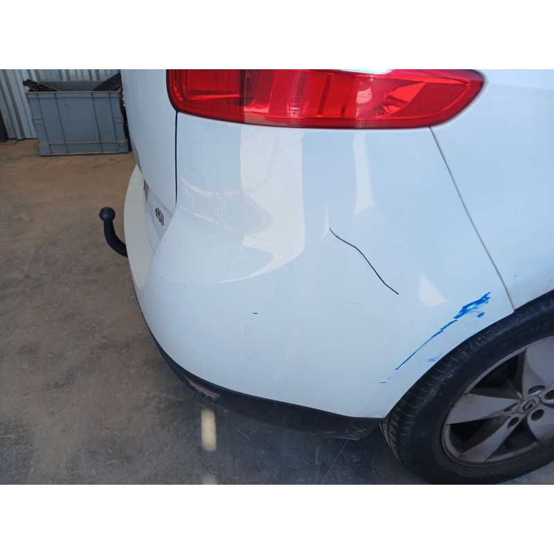 Recambio de paragolpes trasero para renault grand scénic iii (jz0/1_) 1.9 dci referencia OEM IAM - Blanco 2