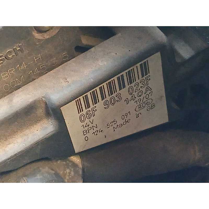Recambio de alternador para seat leon (1p1) 1.9 tdi referencia OEM IAM 06F903023F - Gris oscuro 2