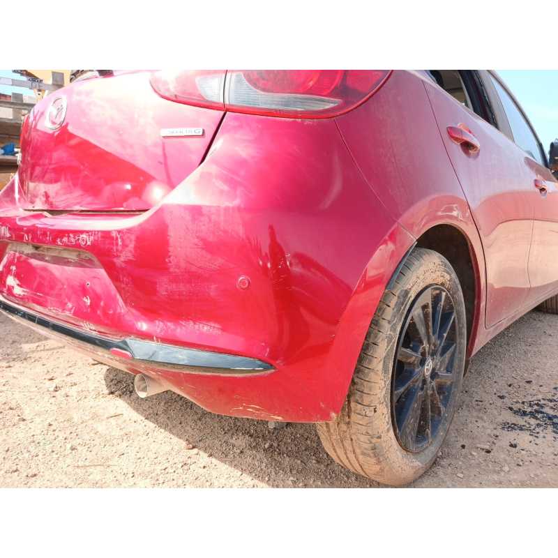 Recambio de paragolpes trasero para mazda 2 hatchback (dl, dj) 1.5 skyactiv-g m hybrid referencia OEM IAM - Granate 3