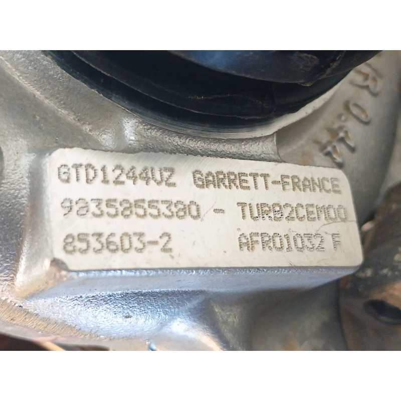 Recambio de turbocompresor para peugeot 2008 (p1) allure pack referencia OEM IAM 9835855380 2
