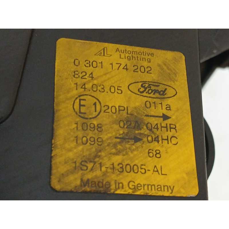 Recambio de faro derecho para ford mondeo iii (b5y) 2.0 tdci referencia OEM IAM 0301174202 1S7113005AL - Verde 2