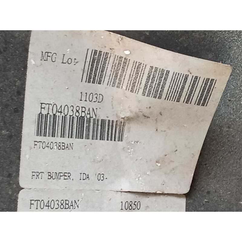 Recambio de paragolpes delantero para fiat idea (350_) 1.3 d multijet referencia OEM IAM FT04038BAN - Gris 5