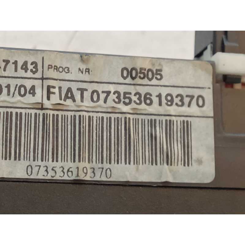 Recambio de mando luces para fiat idea (350_) 1.3 d multijet referencia OEM IAM 07353619370 47143 B826 - Gris 2