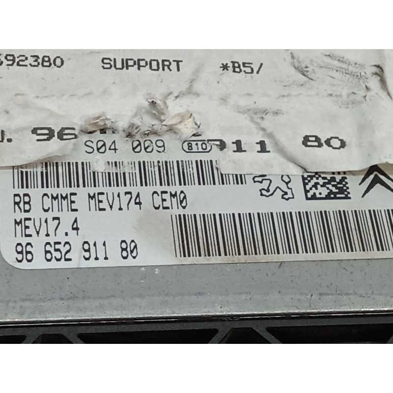 Recambio de centralita motor uce para citroën c4 i (lc_) 1.6 vti 120 referencia OEM IAM 9665291180 0261S04009 BOSCH - Negro 3