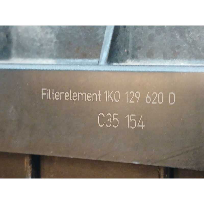 Recambio de filtro aire para seat leon (1p1) 1.9 tdi referencia OEM IAM 3C0129607BA 1K0129620D - Gris oscuro 2
