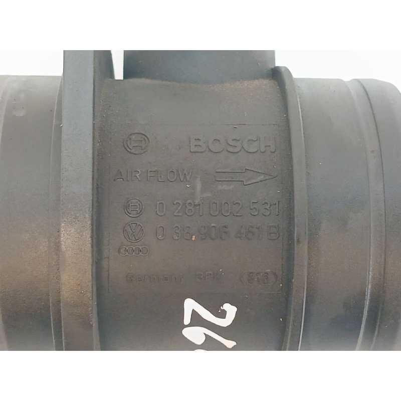 Recambio de caudalimetro para seat leon (1p1) 1.9 tdi referencia OEM IAM 038906461B 0281002531 BOSCH - Gris oscuro 2