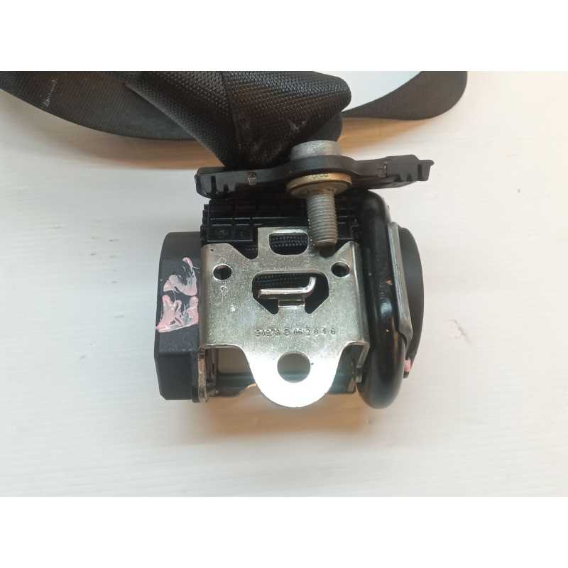 Recambio de cinturon seguridad trasero derecho para mercedes-benz clase a (w169) a 180 cdi (169.007, 169.307) referencia OEM IAM - Negro 3