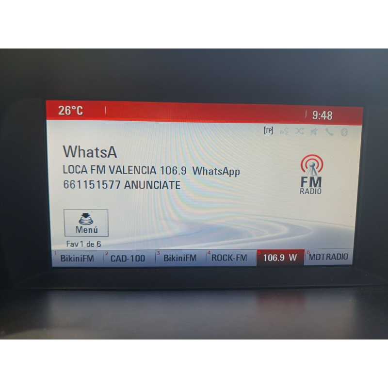 Recambio de pantalla multifuncion para opel zafira tourer c (p12) 1.6 cdti (75) referencia OEM IAM - Plata 3