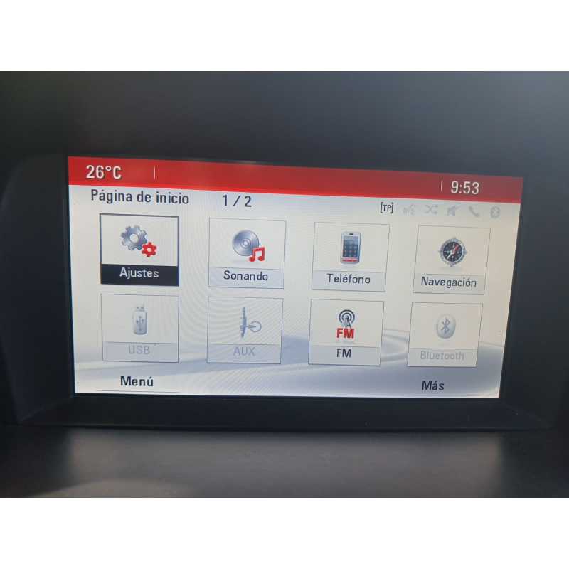 Recambio de pantalla multifuncion para opel zafira tourer c (p12) 1.6 cdti (75) referencia OEM IAM - Plata 4