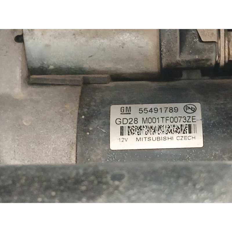 Recambio de motor arranque para opel zafira tourer c (p12) 1.6 cdti (75) referencia OEM IAM 55491789 - Plata 2
