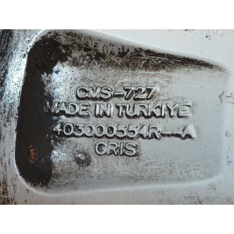 Recambio de llanta para renault captur i (j5_, h5_) 0.9 tce 90 referencia OEM IAM 403000554R 5