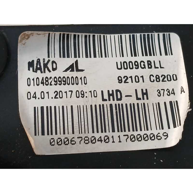 Recambio de faro izquierdo para hyundai i20 ii (gb, ib) 1.2 referencia OEM IAM 92101C8200 HYGB04011 - Azul 3