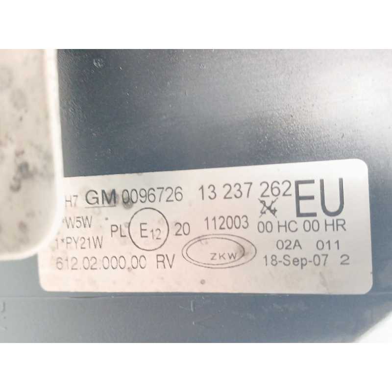 Recambio de faro derecho para opel corsa c (x01) 1.7 dti (f08, f68) referencia OEM IAM 13237262 - Dorado 4