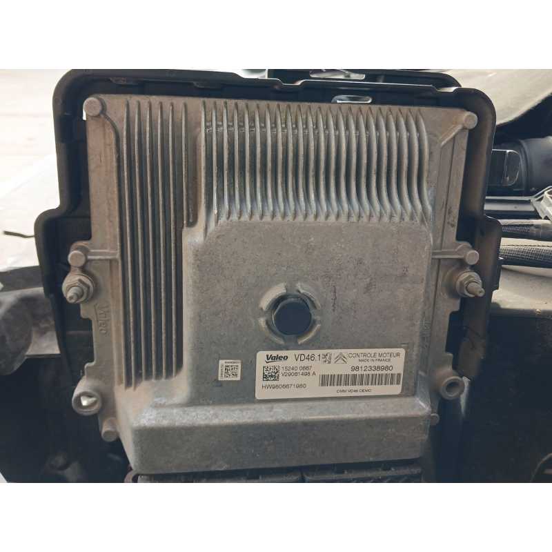Recambio de centralita motor uce para citroën c4 cactus 1.2 thp 110 referencia OEM IAM 9812338980  