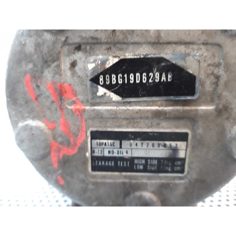 Recambio de compresor aire acondicionado para ford sierra berlina 2.0 referencia OEM IAM 89BG19D629AB 49828 FORD 3