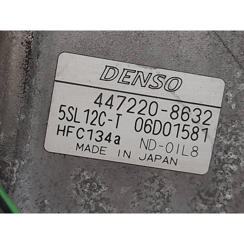 Recambio de compresor aire acondicionado para fiat stilo (192) 1.6 16v cat referencia OEM IAM 4472208632 06D01581 DENSO 4