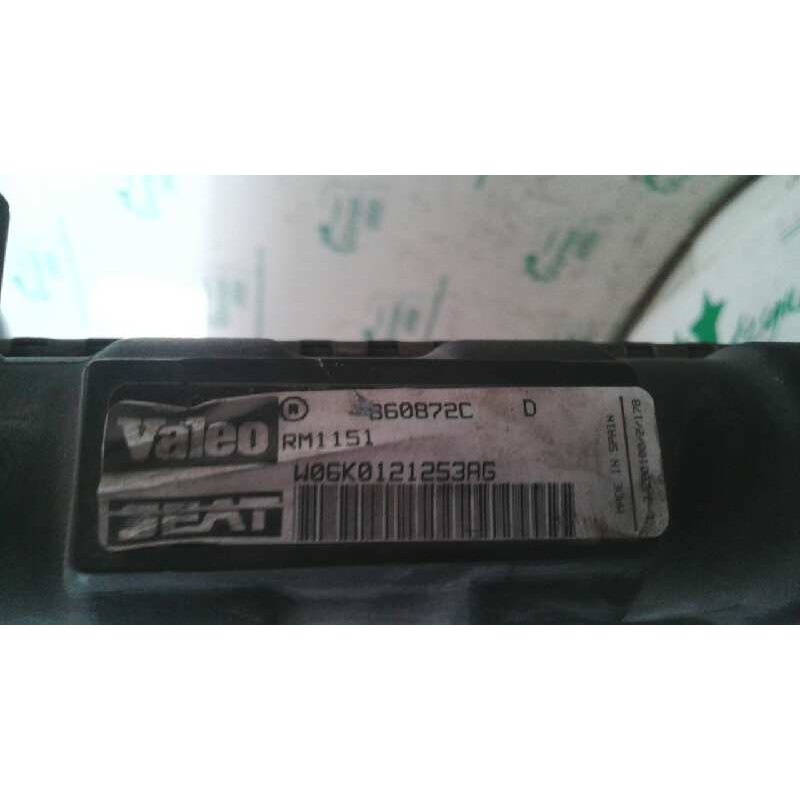 Recambio de radiador agua para seat ibiza (6k1) 1.9 sdi referencia OEM IAM 6K0121253AG 140654 3