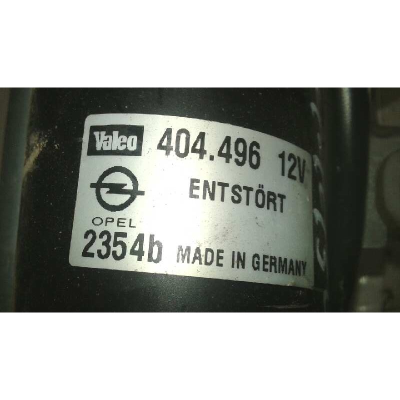 Recambio de motor limpia delantero para opel zafira a 2.0 dti referencia OEM IAM 404496  VALEO - Gris 2