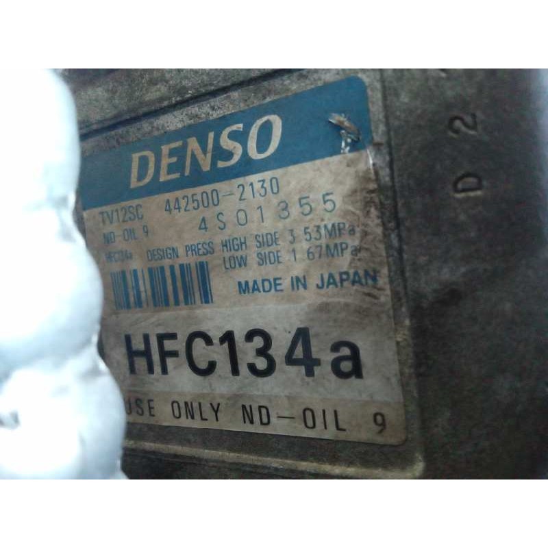 Recambio de compresor aire acondicionado para fiat marea berlina (185) 1.6 16v cat referencia OEM IAM 4425002130 14413 DENSO 5