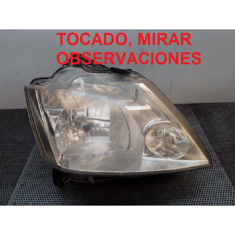 Recambio de faro derecho para renault modus confort dynamique referencia OEM IAM   