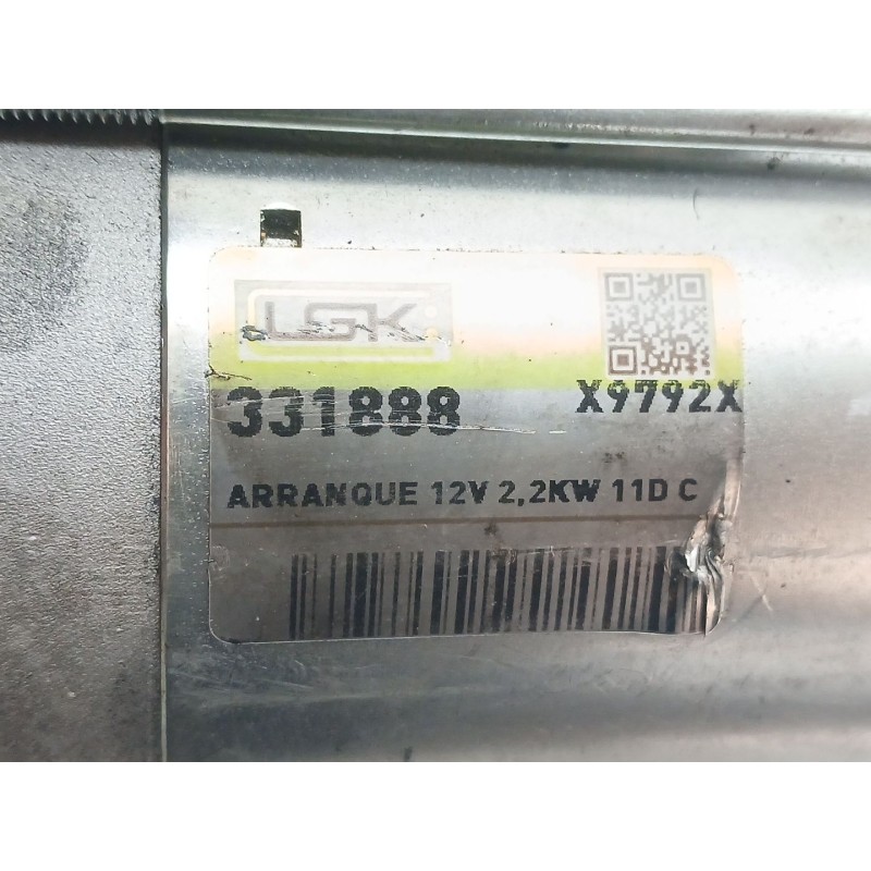Recambio de motor arranque para ford focus c-max (dm2) 2.0 tdci referencia OEM IAM 331888 - Negro 2