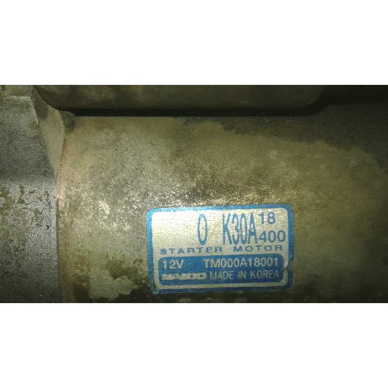 Recambio de motor arranque para kia sephia ll 1.6 cat referencia OEM IAM TM000A18001 - Blanco 4