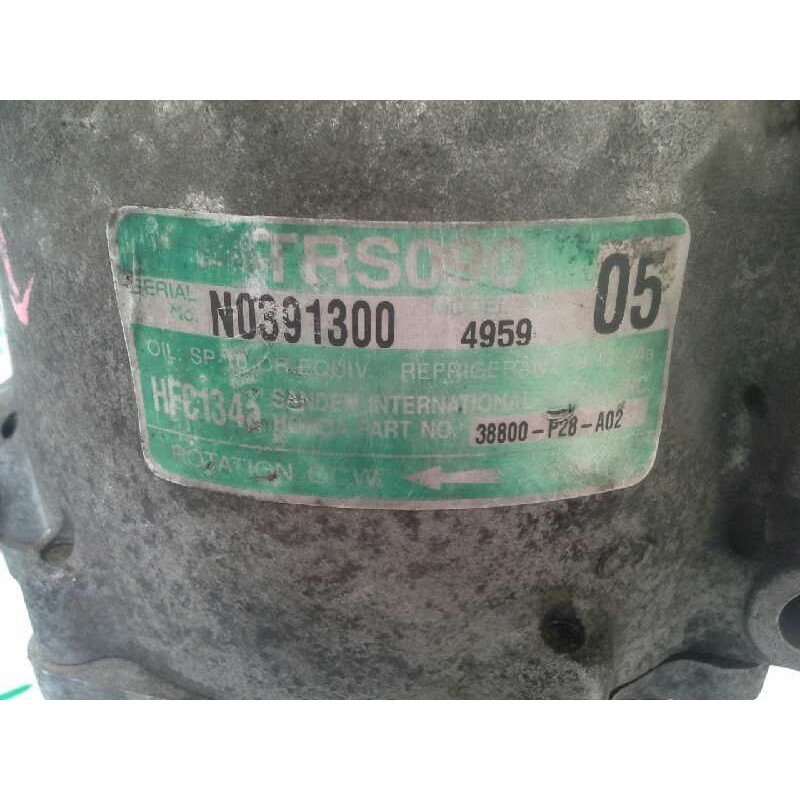 Recambio de compresor aire acondicionado para honda concerto (hw) referencia OEM IAM N0391300 4959 4