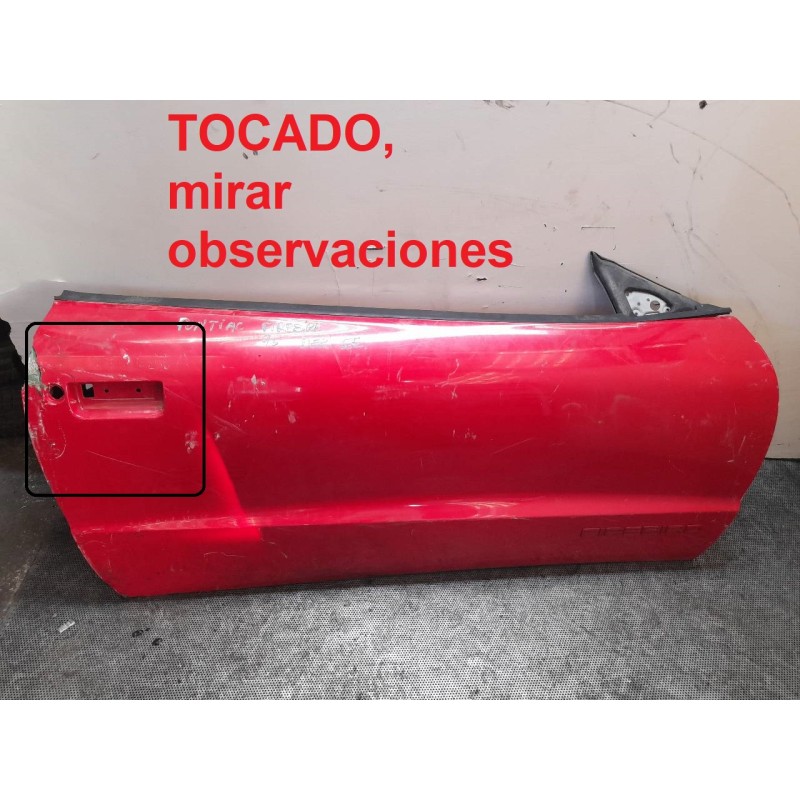 Recambio de puerta delantera derecha para pontiac firebird´89 referencia OEM IAM   