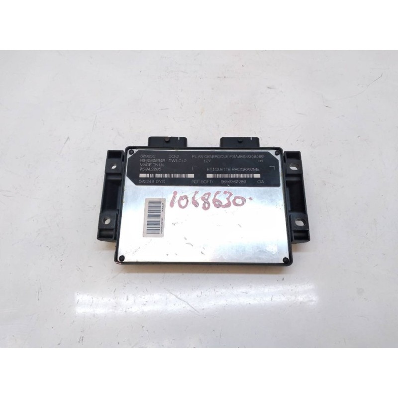 Recambio de centralita motor uce para peugeot partner (s2) 1.9 diesel referencia OEM IAM 9650359580 R04080034B 9650360280 - Blanco 3