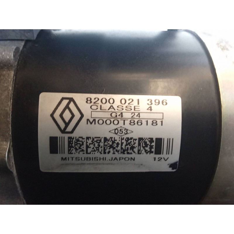 Recambio de motor arranque para renault modus confort dynamique referencia OEM IAM 8200021396 M000T86181 MITSUBISHI 4
