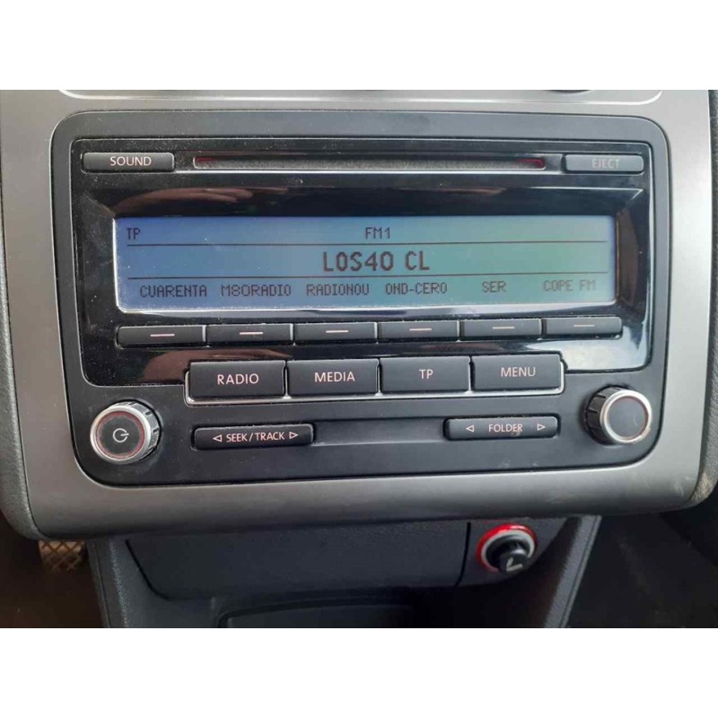 Recambio de sistema audio / radio cd para volkswagen touran (1t2) advance bluemotion referencia OEM IAM   