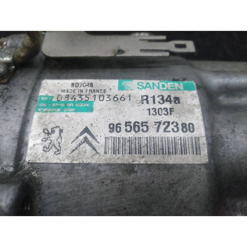Recambio de compresor aire acondicionado para peugeot 407 feline referencia OEM IAM 9656572380 1303F 4