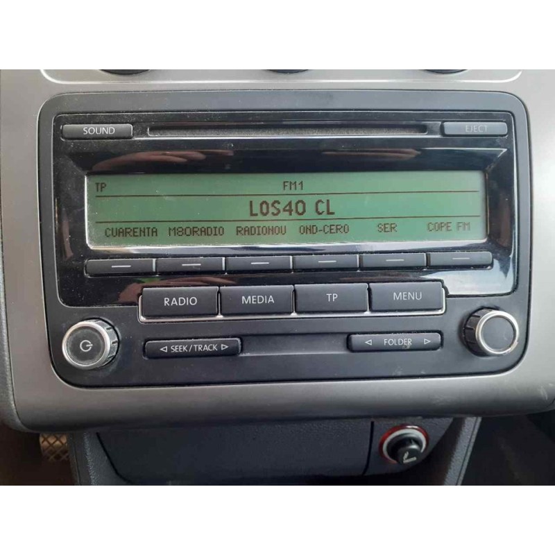 Recambio de sistema audio / radio cd para volkswagen touran (1t2) advance bluemotion referencia OEM IAM - Negro 3