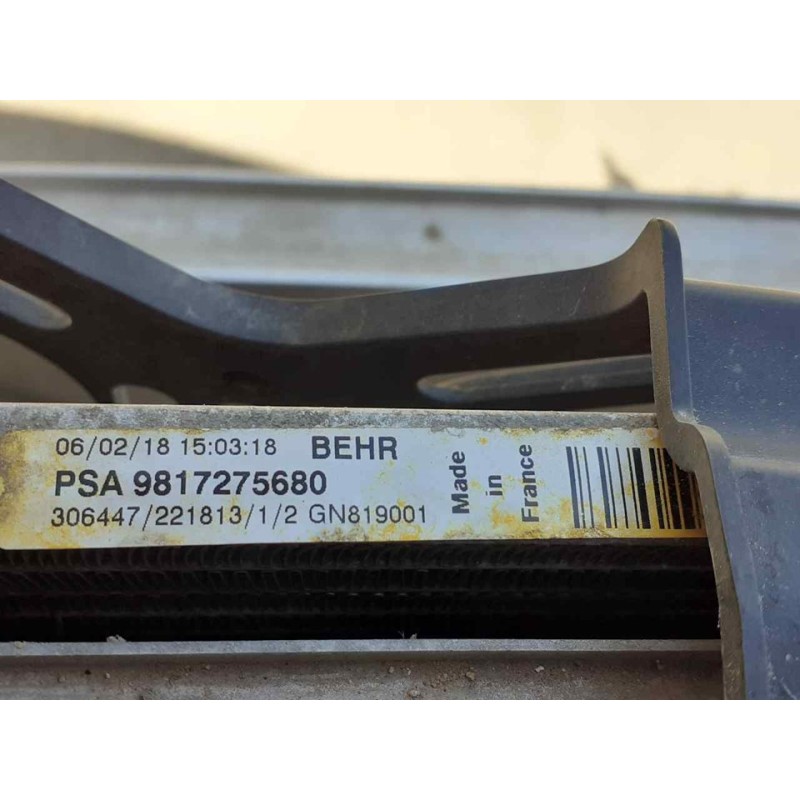 Recambio de condensador / radiador aire acondicionado para peugeot 3008 allure referencia OEM IAM 9817275680  BEHR 2