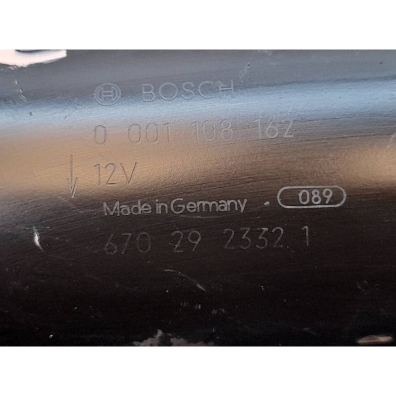 Recambio de motor arranque para peugeot 106 (s2) max d referencia OEM IAM 0001108162 6702923321 BOSCH 3