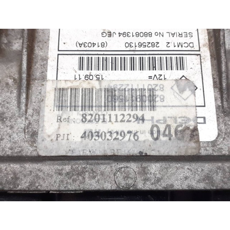 Recambio de centralita motor uce para renault kangoo profesional referencia OEM IAM 8201112294 - Blanco 2