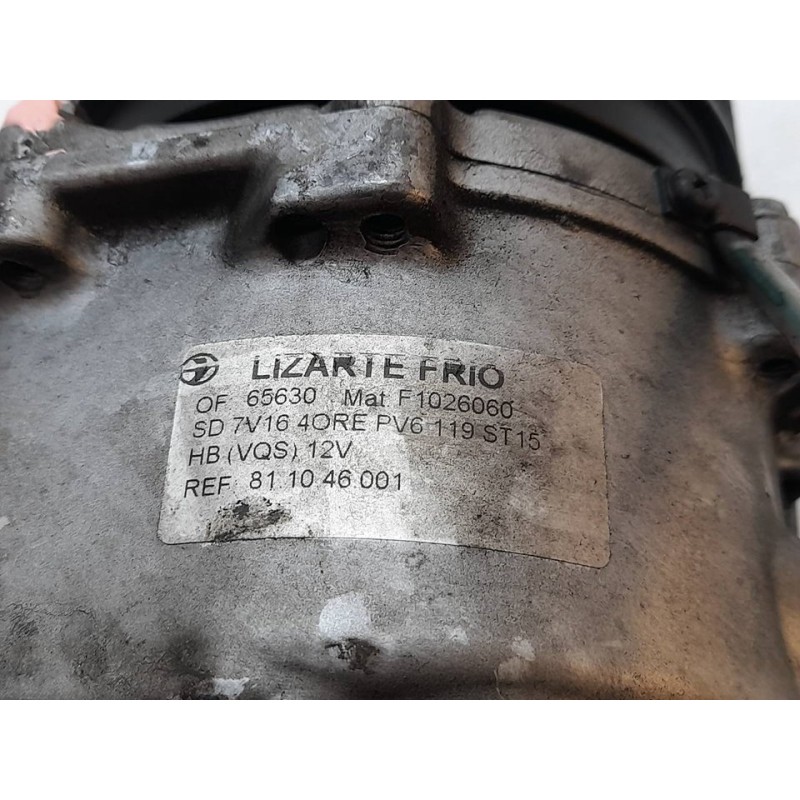 Recambio de compresor aire acondicionado para seat toledo (1m2) sport referencia OEM IAM SD7V16 65630 LIZARTE 5