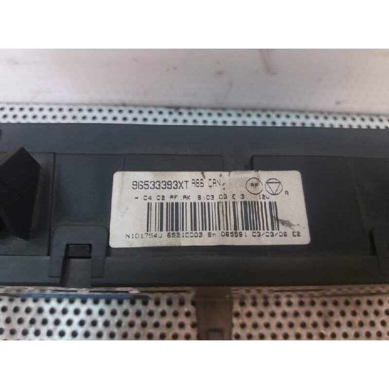 Recambio de mando climatizador para citroën c3 1.4 hdi sx referencia OEM IAM 96533393XT 3