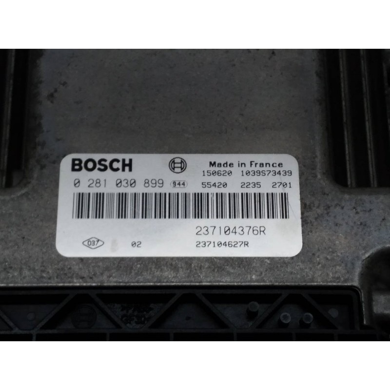 Recambio de centralita motor uce para renault kangoo emotion referencia OEM IAM 0281030899 237104376R BOSCH 3