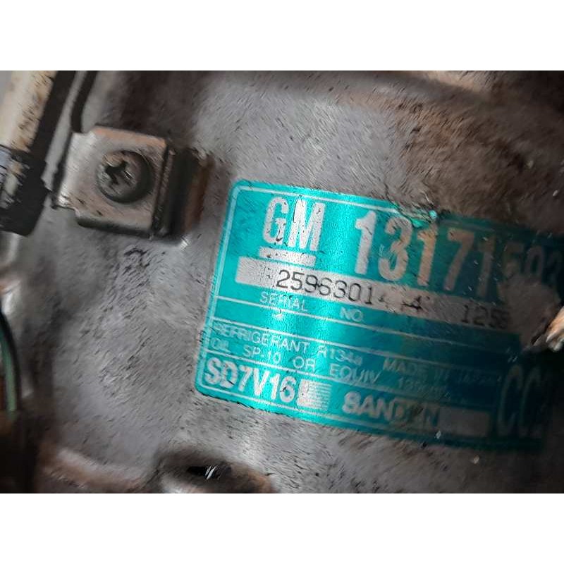 Recambio de compresor aire acondicionado para saab 9-3 berlina 2.2 tid vector referencia OEM IAM 1258 2596301444 SANDEN - Negro 2