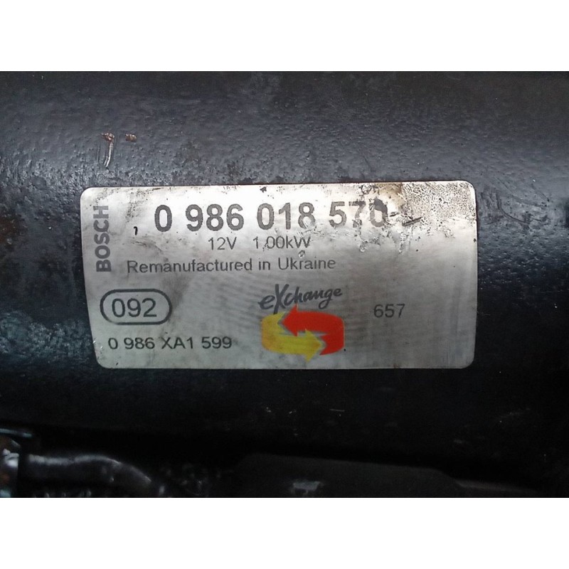 Recambio de motor arranque para mercedes-benz clase a (w168) 160 (168.033) referencia OEM IAM 0986018570 6
