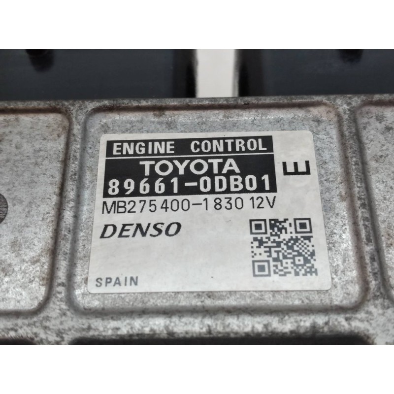 Recambio de centralita motor uce para toyota yaris ts referencia OEM IAM 896610DB01 MB2754001830 - Negro 3