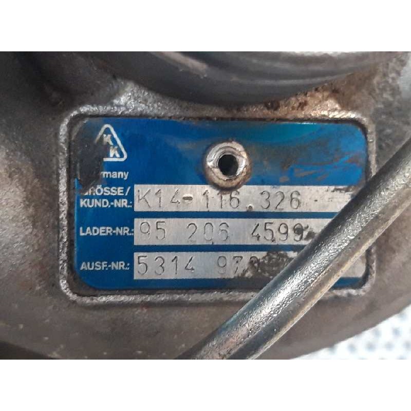 Recambio de turbocompresor para citroën zx 1.9 turbodiesel referencia OEM IAM K14116326 65206459 KKK 4